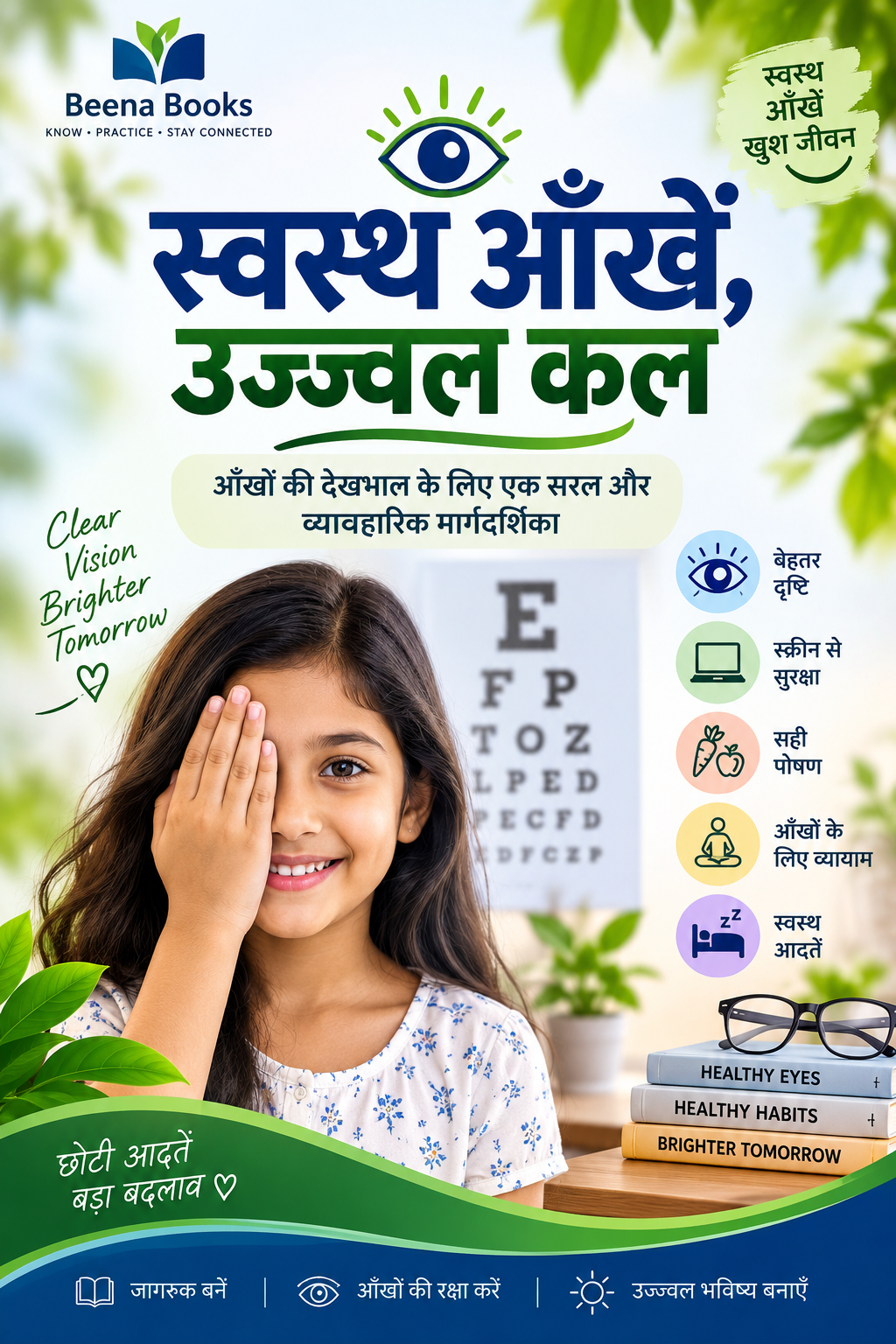 Cover of स्वस्थ आँखें, उज्ज्वल कल