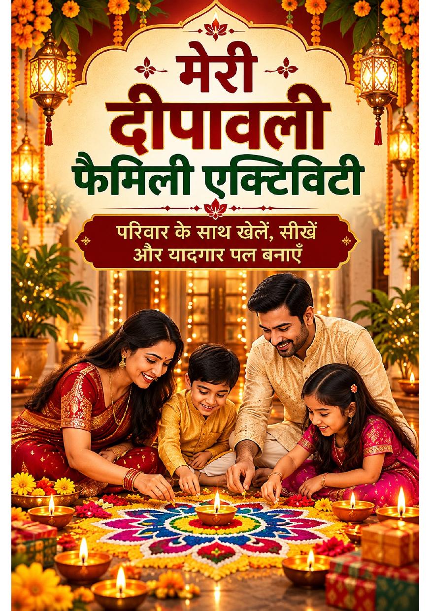 Cover of मेरी दीपावली फैमिली एक्टिविटी